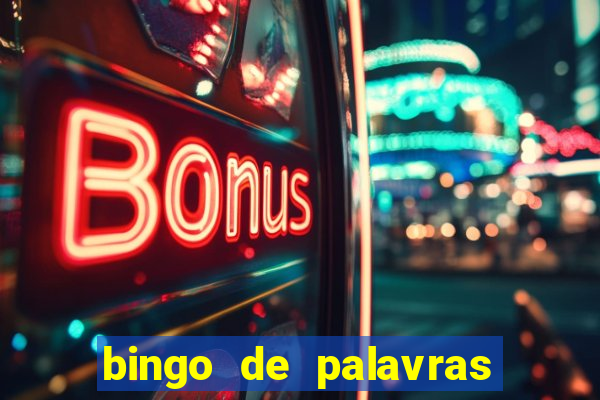 bingo de palavras de natal